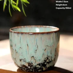 Japanische Keramik-Teetasse – Kung-Fu-Espresso-Kaffeetasse