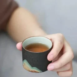 Japanische Porzellantasse - Keramiktasse für Tee und Kaffee