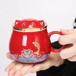 Japanische Tee-Ei-Tassen aus Keramik – Elegantes Teezubereitungsset