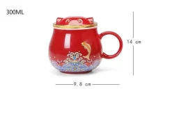 Japanische Tee-Ei-Tassen aus Keramik – Elegantes Teezubereitungsset