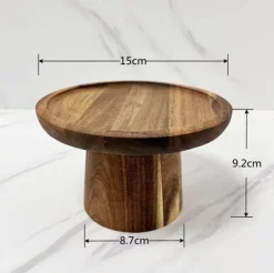 Japanischer Snackteller aus Holz – Elegantes Sushi- und Vorspeisengeschirr