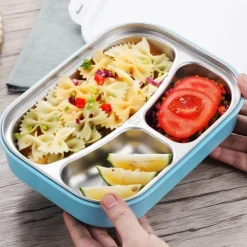 Japanisches Bento-Box-Set aus Edelstahl – langlebige Lunchbox mit Behältern