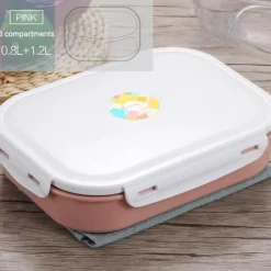 Japanisches Bento-Box-Set aus Edelstahl – langlebige Lunchbox mit Behältern