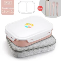 Japanisches Bento-Box-Set aus Edelstahl – langlebige Lunchbox mit Behältern