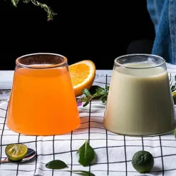 Japanisches Bergglas-Tassenset – Elegantes Trinkgeschirr für Tee, Kaffee, Saft, Wein
