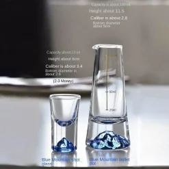 Japanisches bleifreies Glasset - Mountain Drinkware