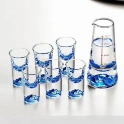 Japanisches bleifreies Glasset - Mountain Drinkware