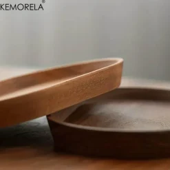 Japanisches Desserttablett aus Holz – Elegante Snackplatte für stilvolle Unterhaltung