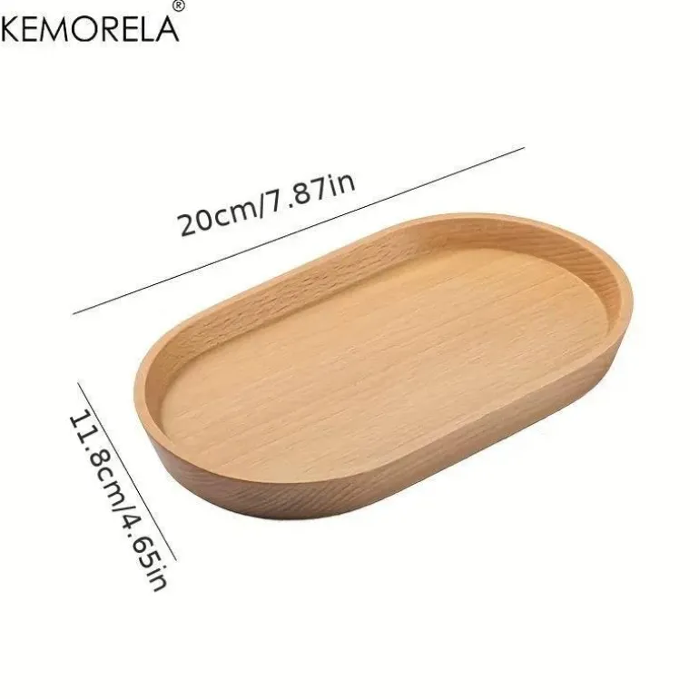 Japanisches Desserttablett aus Holz – Elegante Snackplatte für stilvolle Unterhaltung