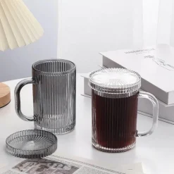 Japanisches Kaffeetassen-Set aus Glas – Elegantes Hochzeitsgeschenk