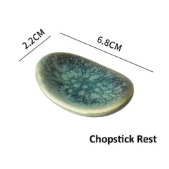 Japanisches Keramik-Geschirrset - Kiln Change Teller Schüsseln