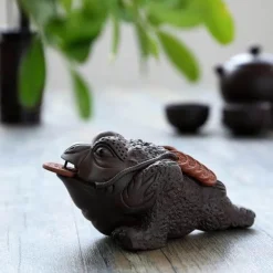 Japanisches Kröten-Teehaustier-Set – Kreative Keramik für Teeliebhaber