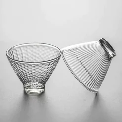 Japanisches Teetassen-Set – Niedliche hitzebeständige Glasbecher