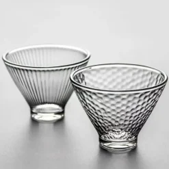 Japanisches Teetassen-Set – Niedliche hitzebeständige Glasbecher