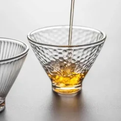 Japanisches Teetassen-Set – Niedliche hitzebeständige Glasbecher