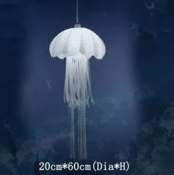Jellyfish Pendant Lamp - Ocean-Inspired Light Fixture