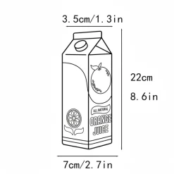 Juice Plant Pot – Cartoon Juice Carton Planter for Home Decor