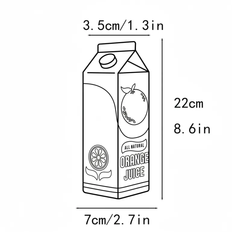 Juice Plant Pot – Cartoon Juice Carton Planter for Home Decor