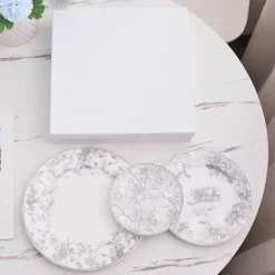 Jungle Bone China Geschirrset Elegante Teller & Servierplatten