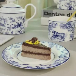 Jungle Lion Tee- und Kaffeeservice aus Bone China – Elegante Geschirrkollektion