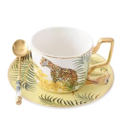 Jungle Secret Teetassen-Set – Exotische tropische Teetassen