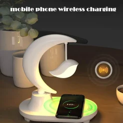 Kabellose Ladenachtlampe – Mondstern-Design