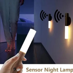 Kabellose LED-Nachtlampe mit Bewegungssensor – Intelligente Wandleuchte