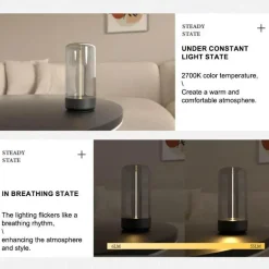 Kabellose magnetische Schreibtischlampe – Stellar Glow Lighting