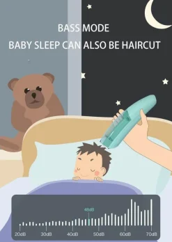 Kabelloser Babyhaarschneider – Kompaktes Vakuum-Design