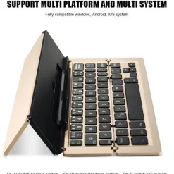 Kabelloser, faltbarer Tablet-Tastaturhalter – tragbares Design