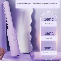 Kabelloser tragbarer Haarstylerkamm – Anti-Verbrennungs-Design