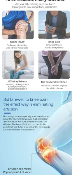 Kabelloses Kniemassagegerät – Elektrisches Gerät zur Schmerzlinderung