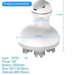 Kabelloses Kopfhautmassagegerät – Entspannendes Kopfmassagegerät
