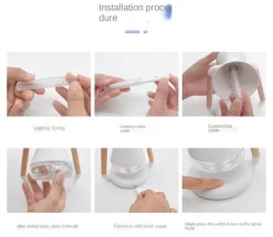 Kabelloses Mini-Luftbefeuchter-Telefonladegerät - Tragbarer Luftbefeuchter