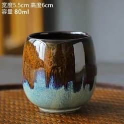 Kaffee- und Teetassen-Set aus Keramik – 6-teiliges Trinkgeschirr