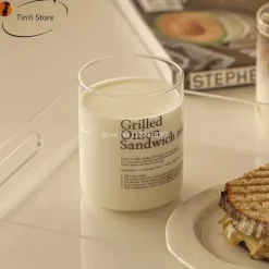 Kaffeebecher-Set aus Glas – 2-teiliges Trinkgeschirr