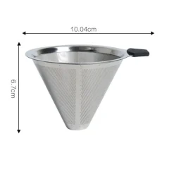 Kaffeefilter aus Edelstahl – wiederverwendbares, langlebiges Tropfwerkzeug