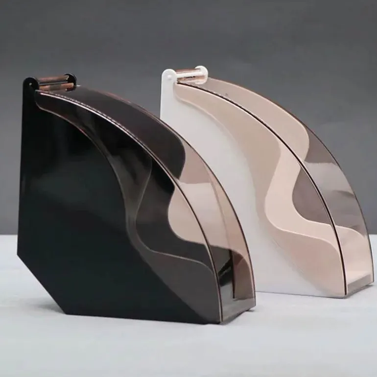 Kaffeefilterspender mit Acrylabdeckung – Barista-Regal-Organizer für Papierfilter