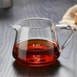 Kaffeekaraffe aus Glas – 400–600 ml, wiederverwendbar, für Kaffee, Milch, Tee, Saft