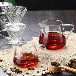 Kaffeekaraffe aus Glas – wiederverwendbarer Wasserkocher, 400–600 ml