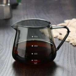 Kaffeekaraffe aus Glas – wiederverwendbarer Wasserkocher, 400–600 ml