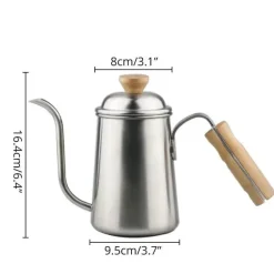 Kaffeekessel mit Schwanenhals – Präzisions-Teekanne aus Edelstahl