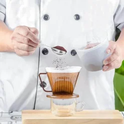Kaffeelöffel aus Edelstahl – Ergonomischer Messlöffel für 12 EL für perfekten Kaffeegenuss