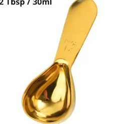 Kaffeelöffel aus Edelstahl – Ergonomischer Messlöffel für 12 EL für perfekten Kaffeegenuss