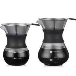 Kaffeemaschine aus Edelstahlglas – langlebiger Filter