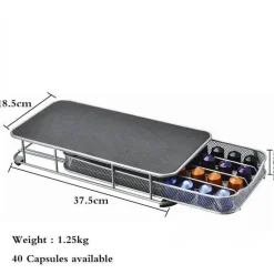 Kaffeepadhalter – Metallgestell für 18 Nespresso Dolce Gusto Kapseln
