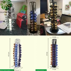 Kaffeepadhalter – Metallgestell für 18 Nespresso Dolce Gusto Kapseln