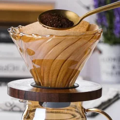 Kaffeeperkolator aus Glas – Umweltfreundliche, wiederverwendbare Filterkaffeemaschine