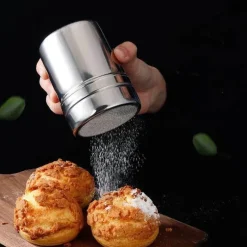 Kaffeestreuer aus Edelstahl – Vielseitiges Küchensieb für Zucker, Kakao, BBQ-Gewürz