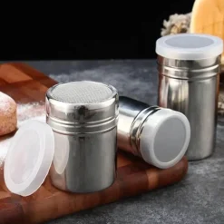 Kaffeestreuer aus Edelstahl – Vielseitiges Küchensieb für Zucker, Kakao, BBQ-Gewürz